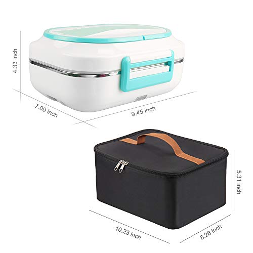 Electric Heating Bento Lunch Box Food Heater 12V 110V Dual Use Car Home