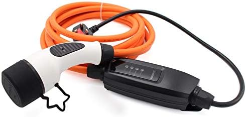 Duosida Renault Zoe EV charging cable charger, UK 3 pin to Type 2, 10amp