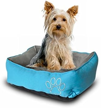 PetPaw Pet Bed for Cats and Small Dogs/Fade Resistance- Improved Sleep- Machine Washable- Waterproof Bottom