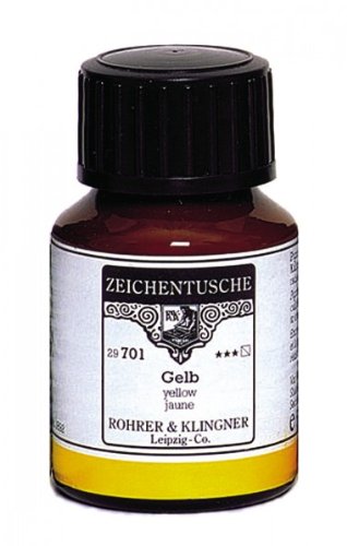 Rohrer & Klingner Drawing Indian Ink Yellow 50 ml