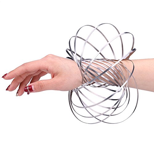 Weoxpr Flow Ring Kinetic 3D Spring Toy Multi Sensory Interactive Game Toy
