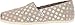 TOMS Women's Seasonal Classics Drizzle Grey/Rose Gold Foil Polka Dot Loafer