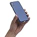 totallee iPhone X Case, Thinnest Cover Premium Fit Ultra Thin Light Slim Minimal Anti-Scratch Protective - For Apple iPhone X (Navy Blue)