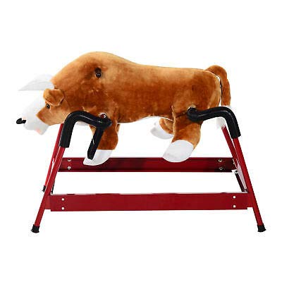 Canvoi Spring Rocking Horse Vintage Kids Riding Toy Rocker Plush Bouncing w/ Sound