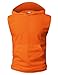 H2H Mens Casual Active Cotton Hoodie Sleeveless T-shirts