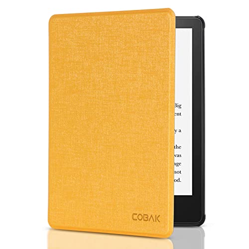 CoBak Kindle Paperwhite Case - PU Leather Cover With Auto Wake/Sleep For 11th Gen & Signature Edition