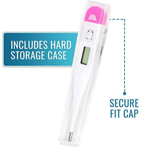 MABIS Digital Basal Body Thermometer For Ovulation Tracking, Fertility