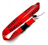 JDM BRIDE Lanyard Keychain Quick Release HONDA CIVIC TYPE R S2000 INTEGRA DC5 EG - Red