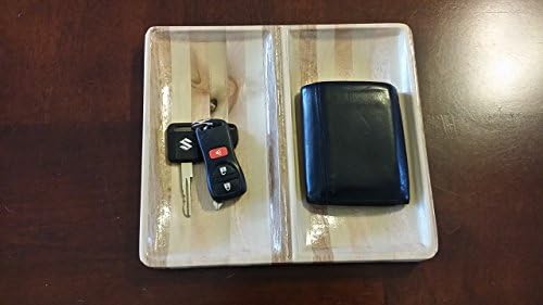 Rectagle Desktop/Dresser Wood Valet Tray