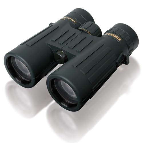 STEINER Jagd-Fernglas Observer 10x42 - Deutsche Marken-Qualität, 10 Jahre Garantie, leichtes Dachkantdesign, kompakt, robust, 10-Fach Zoom, Profi-Jagd