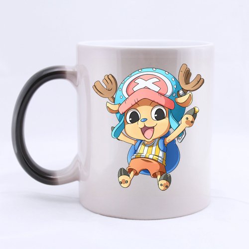 One Piece Cute Anime Customized Design Water Coffee Mug Novel Gift Mugs Morphing Ceramic Cup 11 OZ Office Home Two Sides Printed