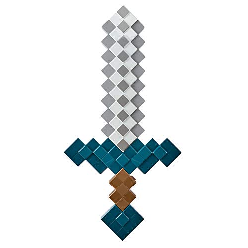 Minecraft Dungeons Deluxe Foam Roleplay Sword, Lifesize Battle Toy with