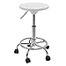 Studio Designs Studio Stool in White with Chrome 13178