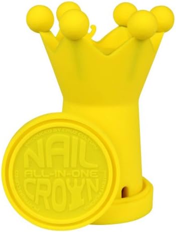 CRUZ CULTURE NAIL CROWN ALL-IN-ONE - YELLOW (FREE METAL DAB TOOL SCOPPER &amp; NEEDLE POINT 4.5")
