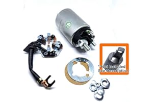 MANIAC EM ManiacEM Starter Solenoid OEM ZM and Premium Brush Holder with Brushes for Electric Reverse Motor Harley Trike TriGlide 2009-2020