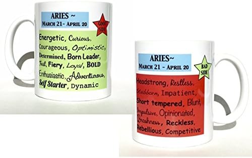 Aries zodiac coffee mug - astrology - aries mug