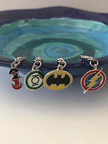DC Comics Harley Quinn Green Lantern Batman Flash Keychain