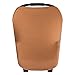 Copper Pearl Multi-Use Cover: Car Seat Covers, Nursing Cover, and Stroller Cover for Sun - Stretchy Fabric, All-Season Use, Stylish Designs, Easy Access for Moms - Camel