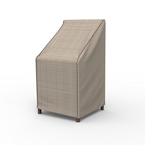 EmpirePatio P1A01PM1 Tan Tweed Stack Chairs / Barstool Cover