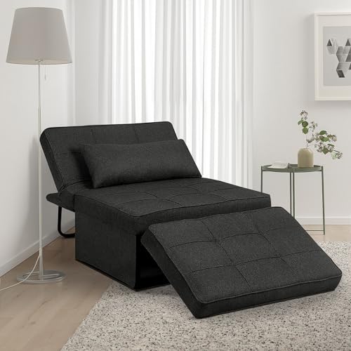 Saemoza Sofa Bed, Ottoman Bed 4 In 1 Multi Function Folding Sleeper