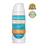 Premium Numbing Cream - Bravado Labs 5% Lidocaine Topical Pain Treatment for Tattoos, Face, Laser Hair Removal, Brazilian Waxing, Shots, Microblading, Microneedling - Maximum Strength