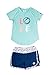 Girls Tennis 2' Piece Set - With T-Shirt Top and Tennis Shorts - XL