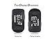 Concord Fingertip Pulse Oximeter with Reversible Display - Blood Oxygen Saturation Monitor with Carrying Case, Batteries and Lanyard - Easy to Use, Accurate SpO2 & Pulse Measurement (Black Ox)