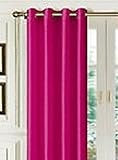 Gorgeous Home (#34) 2 Panels Solid HOT Pink 84" Standard Size Thermal Foam Lined Blackout Heavy Thick Window Curtain Drapes Silver Grommets