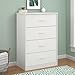 Mainstays 4-Drawer Dresser White