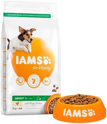 Iams for Vitality Dry Dog Food Small/Medium Breed with Fresh Chicken, 2kg, red, 2 kg (Pack of 1) - Image 3