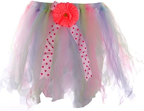 Enimay Baby Toddler Child Girls Tulle Tutu Daisy Dress up Ballet Dance Party Rainbow One Size