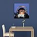 Muzagroo Art Monkey Oil Painting Hand Painted on Canvas Wall Art for Living Room Funny Animals Wall Decor Monkey with Headphone Canvas Art for Boys Room Decor (24x24in)