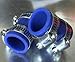 Banshee Exhaust Clamps Blue
