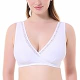 Delimira Women's Plus Size Soft Cup Comfort Sleep Maternity and Nursing Bra