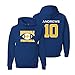 The Creating Studio Adult Andrews 10 Hoodie Sweatshirt (Large) Royal Blue