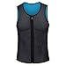 Wonderience Men Waist Trainer Vest Hot Neoprene Sauna Suit Corset Body Shaper Zipper Tank Top Workout Shirt(Gray, Small)