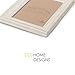 Picture Frame 4x6 - Ivory Silver Photo Frames by EcoHome