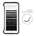 TDANCE Classic Lash Extensions Flat Lashes Eyelash Extensions 0.15mm C Curl Ellipse Eyelash Extensions 8-15mm Mixed Black Matte Individual Lashes Salon Use(Flat,C-0.15,8-15mm)