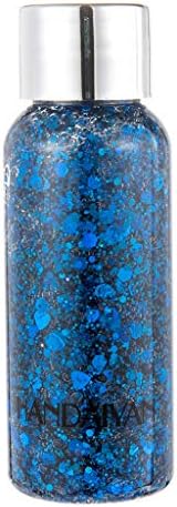 Loose Powder Glitter, EVAEVA Full Coverage New Foundation Liquid, Face&Body Gel Eye Shadow Glitter Kit Mix Gel,Luminous Radiance Radiant Touch Concealer