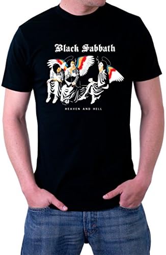 Black Sabbath Heaven And Hell Ozzy Dio Logo Men's T-Shirt