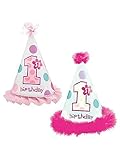 1st Brithday Cone Hat Girl