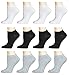 TOP STEP Women's No Show Athletic Socks - 12 Pack