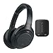 Sony WH-1000XM3 Wireless Noise-Canceling Over-Ear Headphones (Black, with Carrying case) Bundle Extra...