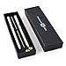 Dockem Executive Pen and Microfiber Stylus Gift Box: 2 Color Ink Combo (2 ink colors in 1 Pen, Red & Black Ink): Fabric Stylus and Ballpoint Giftbox (item DCKMST14-GBX)