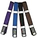 Brazilian Jiu Jitsu Belt with Patch. BJJ Rank Belts, All colors available