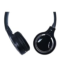 TOPXCEGUU A10   Auriculares inalámbricos de coche para reproductor de DVD, tamaño universal, color negro