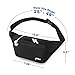 Fanny Pack for Men and Women, Yome Waist Pack Belt Bags with Adjustable Strap (Black)