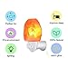 MAYMII·HOME 4 Pack Himalayan Salt Rock Night Light Pink Salt Lamp, Hand Craved Natural Salt Rock, Saftey Certified Wall Plug E12 Base, Amber White Light for Ambiance Lighting, Decoration, Yoga,