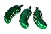 Pickle Christmas Ornament Set by Clever Creations | Metallic Pickles in Green | 3 Pack | Festive Holiday Décor | Lightweight Shatter Resistant | Hangers Included | 1.5