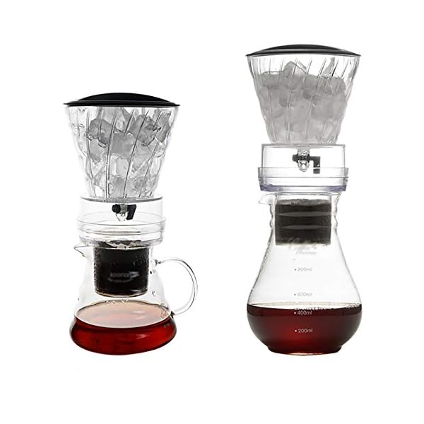 BaoYPP Ice Drip Kaffeemaschine EIS Tropfkaffee Topf Haushalt Kaltbrüheneis Drip Topf Tropstyp Eisbrauerei Kaffeemaschine… – Bild 4